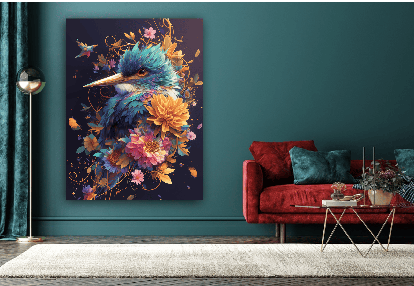 Sharp Mind Bird - Canvas