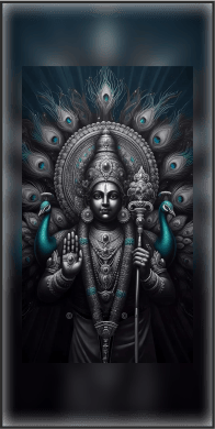 Lord Subramanya - Fridge Magnet