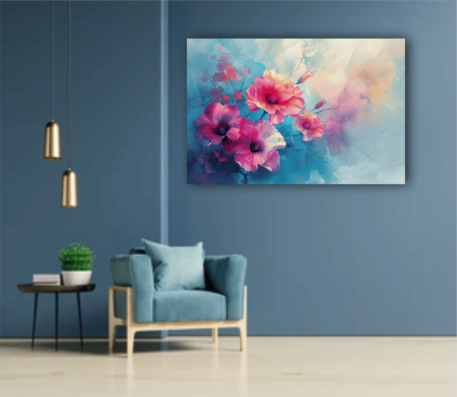 Smiling Flowers - Canvas