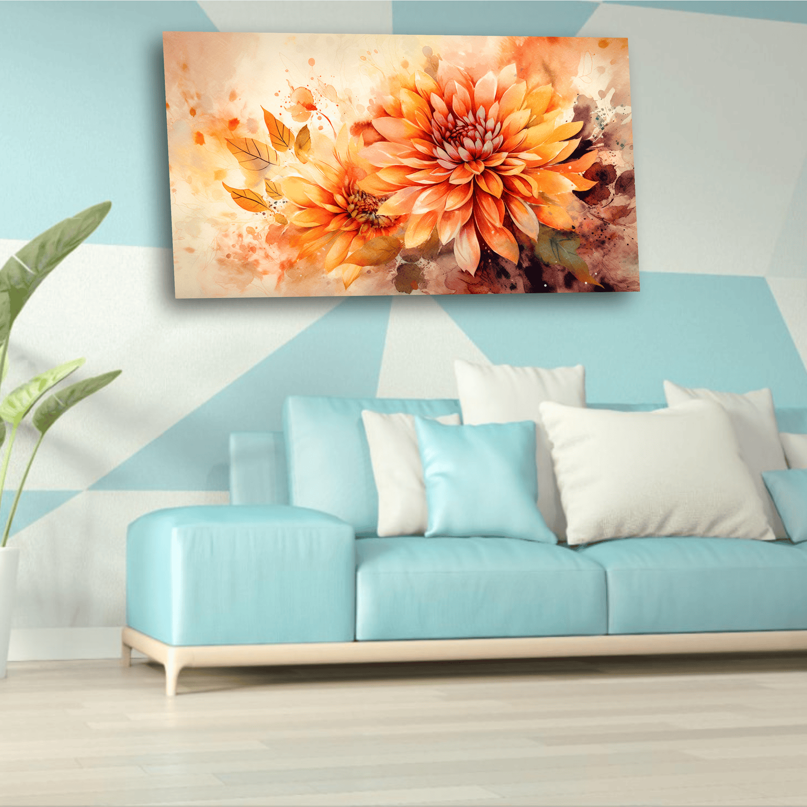 Blooming Flower - Canvas